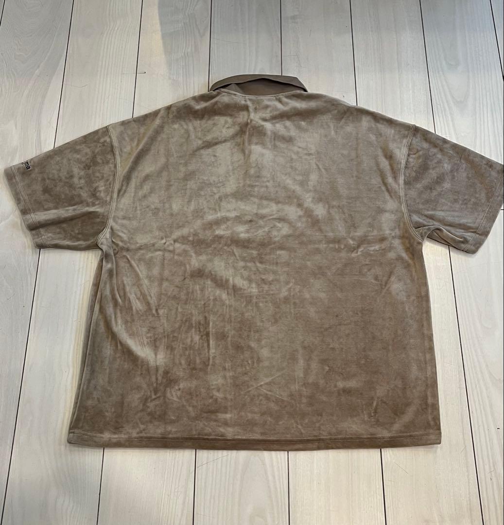 【希少】renomaレノマ ベロアセットアップ 半袖ポロシャツＬ＆ハーフパンツＭ