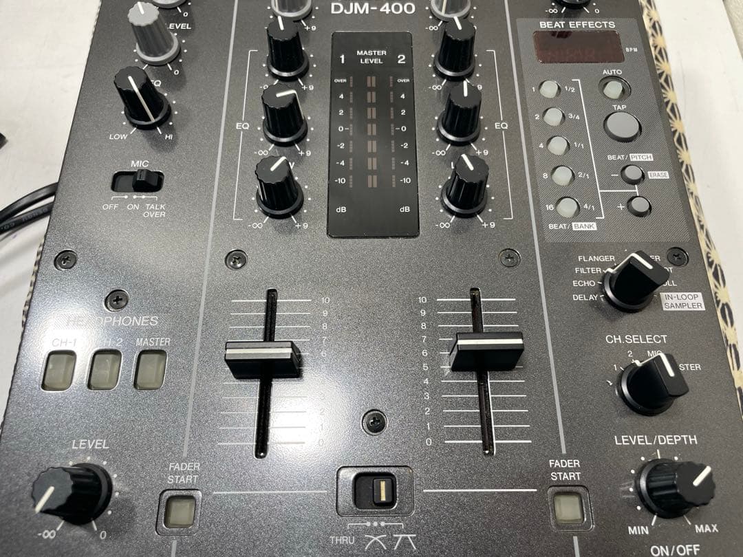 pioneer dj パイオニア　DJM-400 フェーダー内部メンテナンス