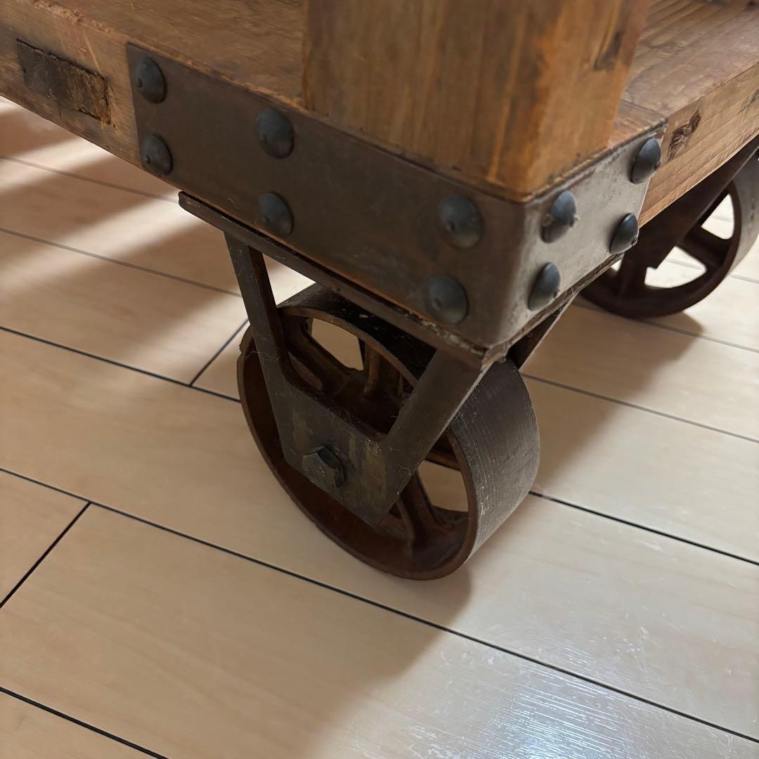 vintage インダストリアル　ファクトリー　作業台　送料込