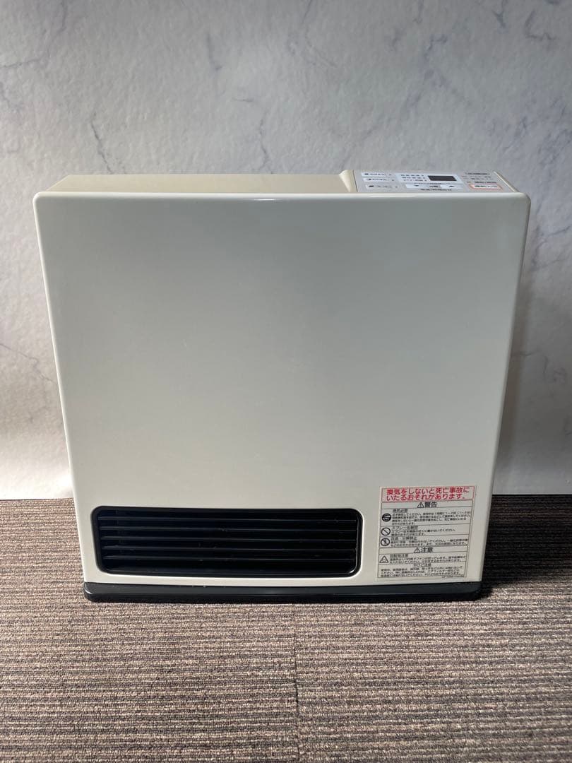 888 リンナイ 都市ガス用 ガスファンヒーター ガスコード付き 暖房器具