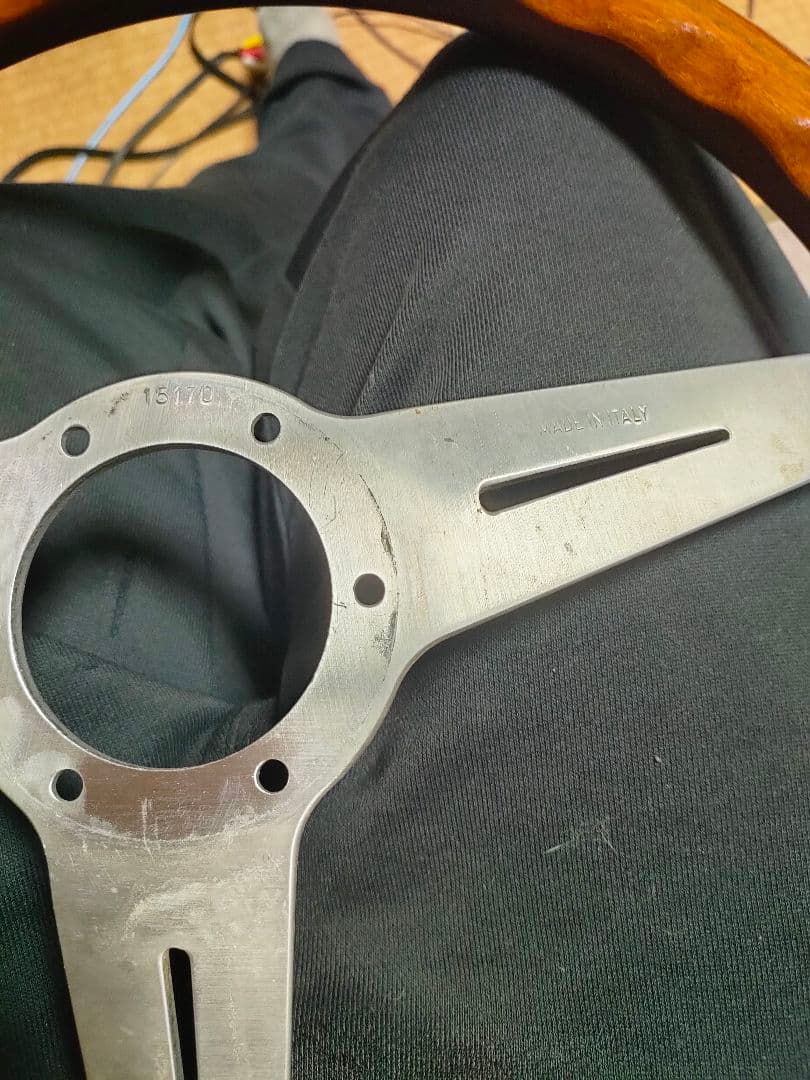 JIN　ナルディ　ウッドステアリング　36　36.5 ボス