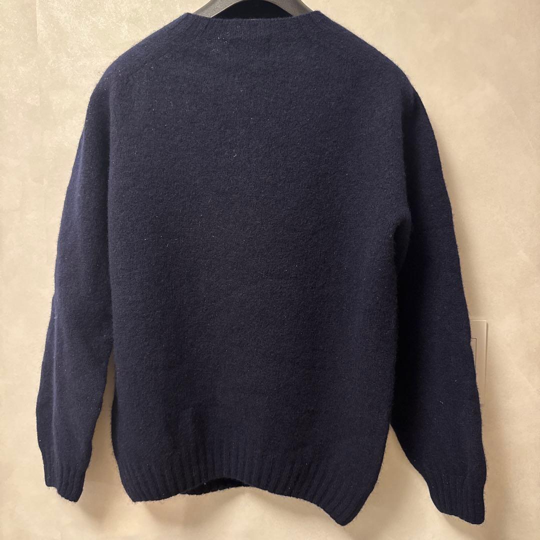 インバーアラン　シェットランドセーター　ネイビー　サイズ40