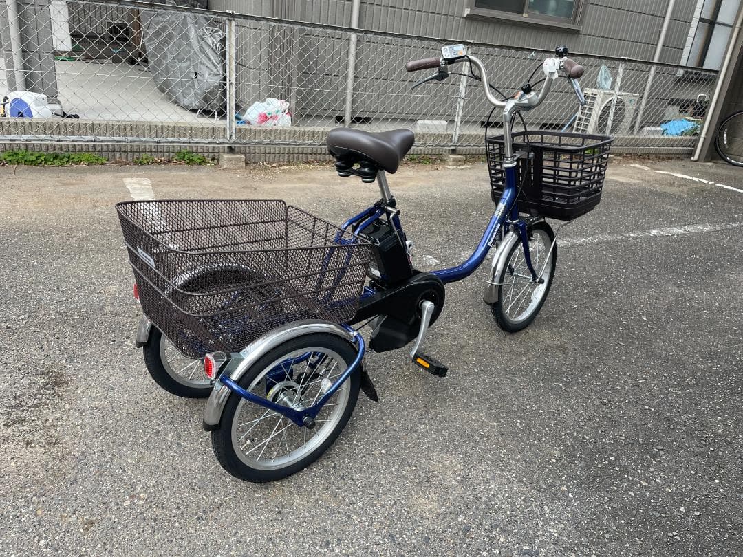 電動アシスト三輪車　ビビライフ BE-FU831-V [Pファインブルー]