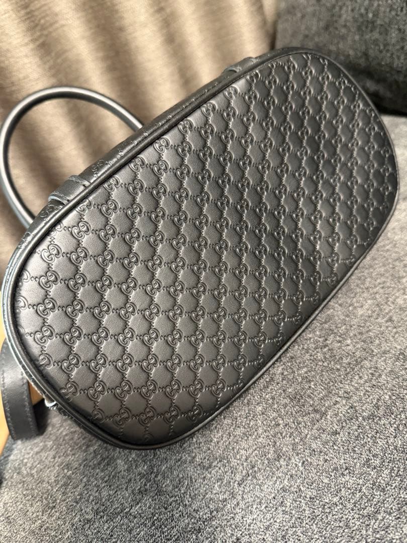 GUCCI マイクロシマ　2wayハンド/ショルダーバッグ