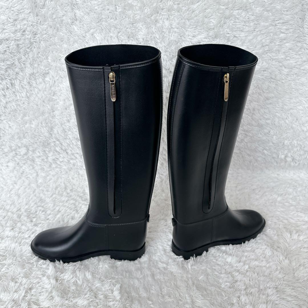 【美品】マッキントッシュフィロソフィー レインブーツ 長靴 ブラック S