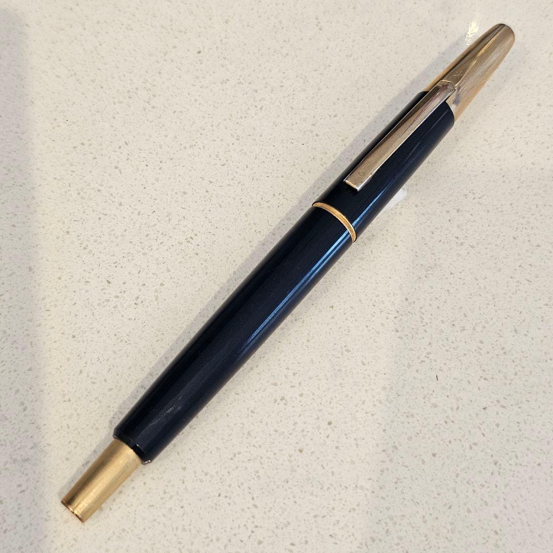 PILOT キャップレス ノック式 ヴィンテージ万年筆14K