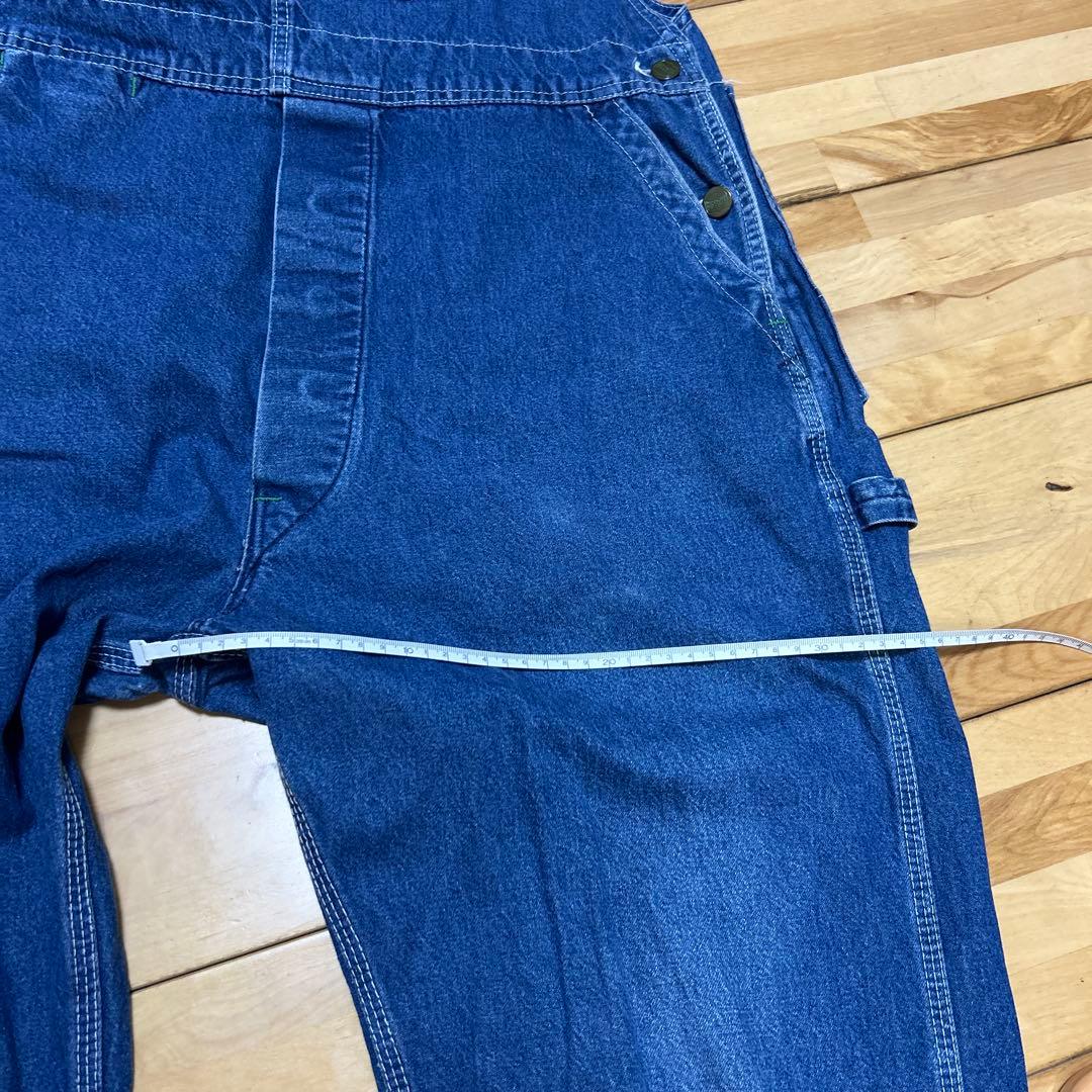 60〜70s ＵＳＡ製BIG SMITH デニムオーバーオール ＬＬサイズ