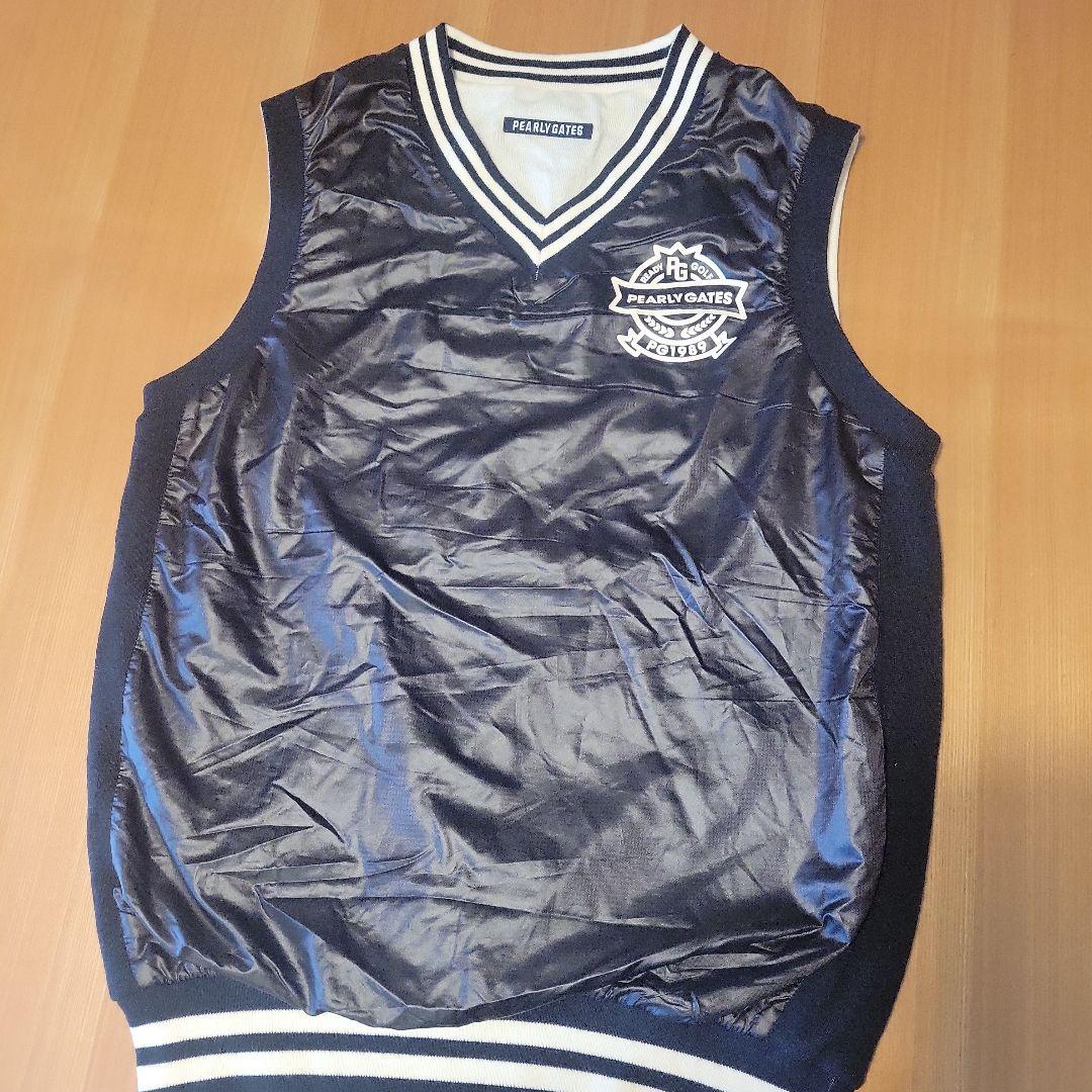 ニャンクロ☆PEARLY GATES メンズ リバーシブルベスト☆