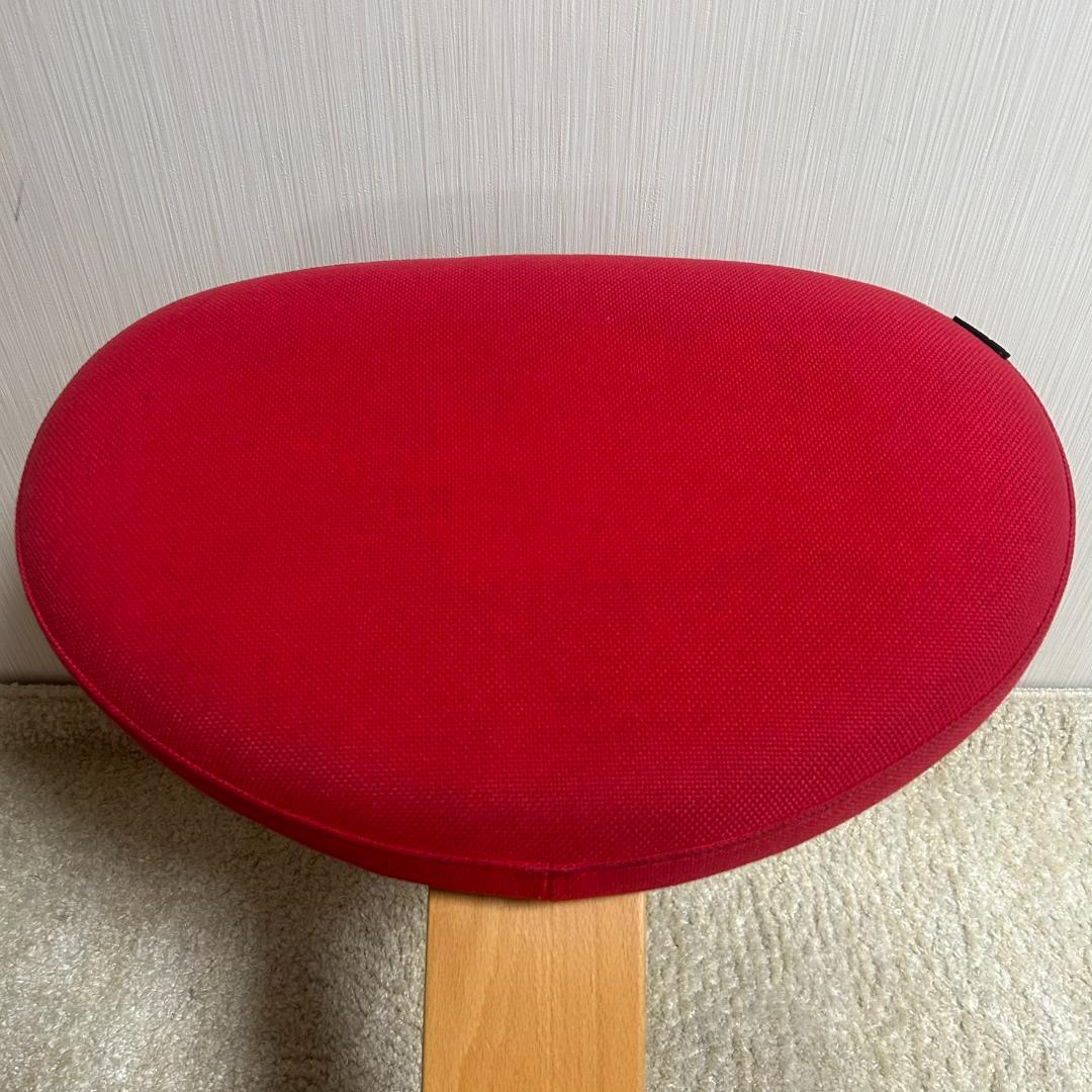 リボ社 サカモトハウス バランスチェア バランスイージー　レッド　姿勢矯正