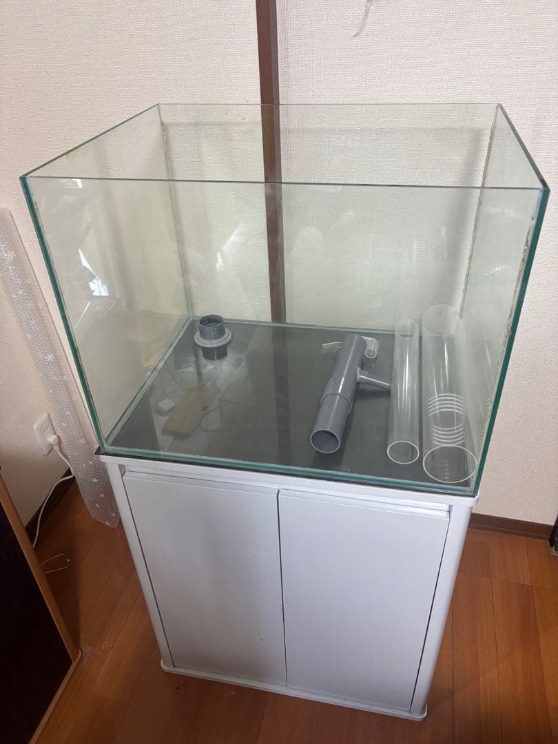 【引取り限定】オーバーフロー水槽　W60 D45 H45 サンプ含む