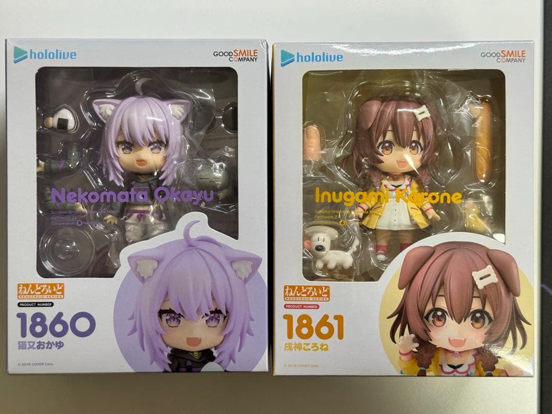 猫又おかゆ 戌神ころね ねんどろいど セット