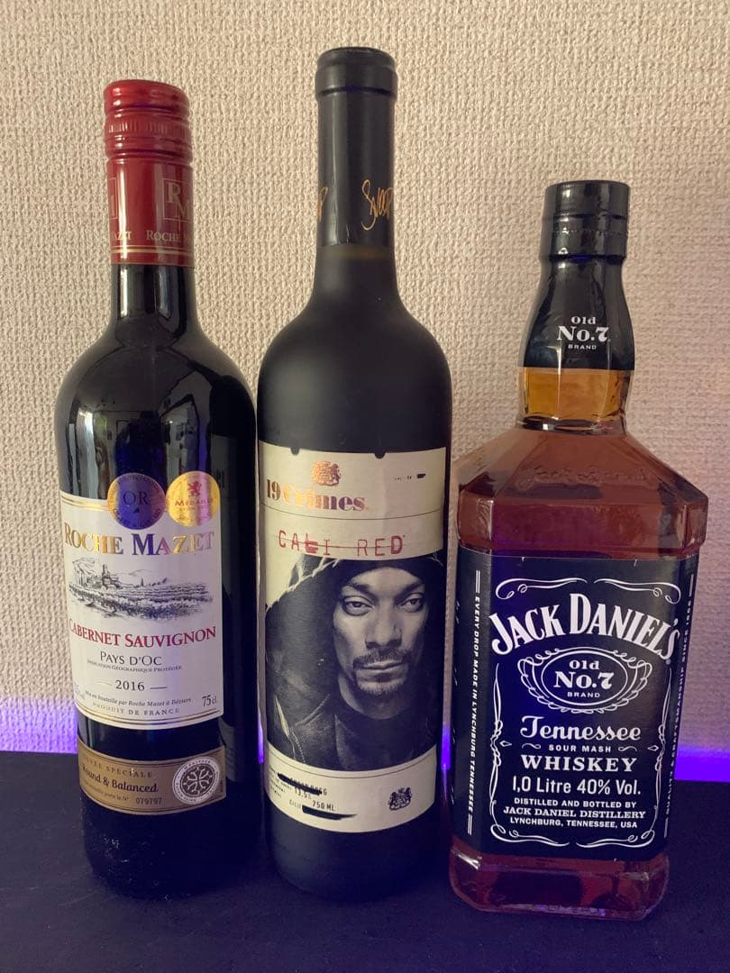 Jack Daniel's テネシーウイスキー 1.0L セット