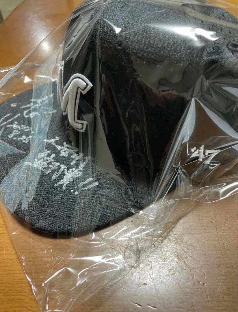 【実使用直筆サイン入り】千葉ロッテマリーンズ#38髙部瑛斗実使用ヒーローキャップ