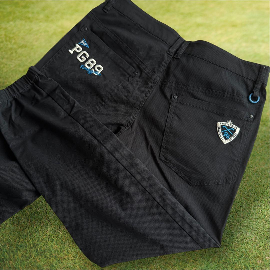 美品　パーリーゲイツ　ジョガーパンツ　紺　濃紺　ネイビー　3 S〜M相当