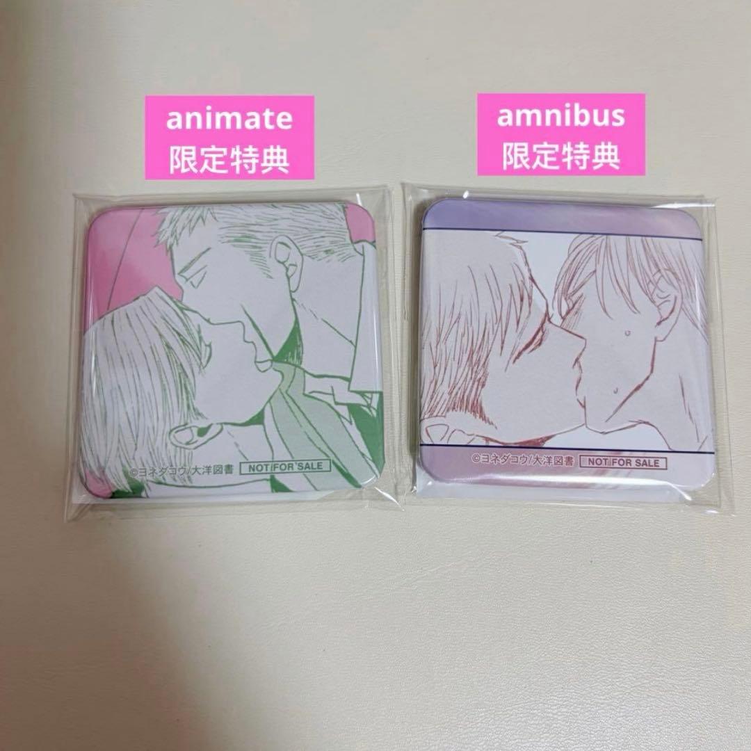 囀る鳥は羽ばたかない スクエア缶バッジ AMNIBUSアニメイト限定特典