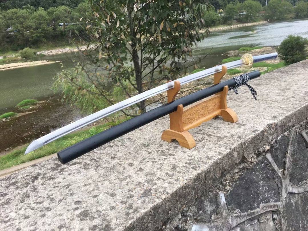 銅龍 長尺 日本刀 模造刀 鑑賞用 武具 舞踊刀