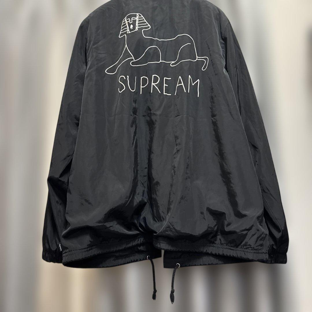SUPREAM マークゴンザレス　スフィンクス ブラック　コーチジャケット　L
