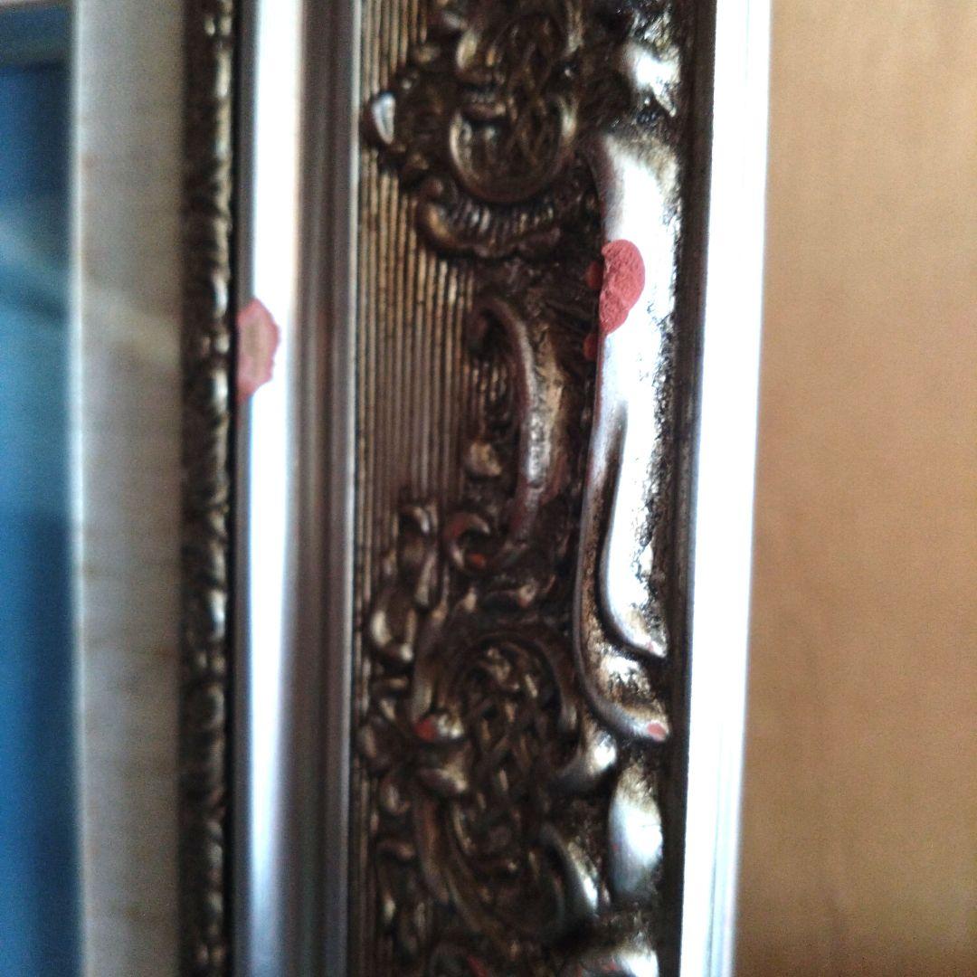 《値下げOK》真作 千葉弘道「朝やけの海」油彩 F20号 大型肉筆画 額装