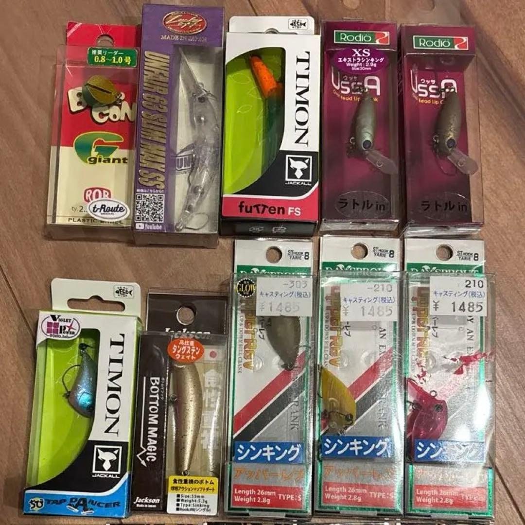 トラウトルアー10点◇ウッサXS 黒まんじゅう　フッテン　アッパーレブ　バベコン