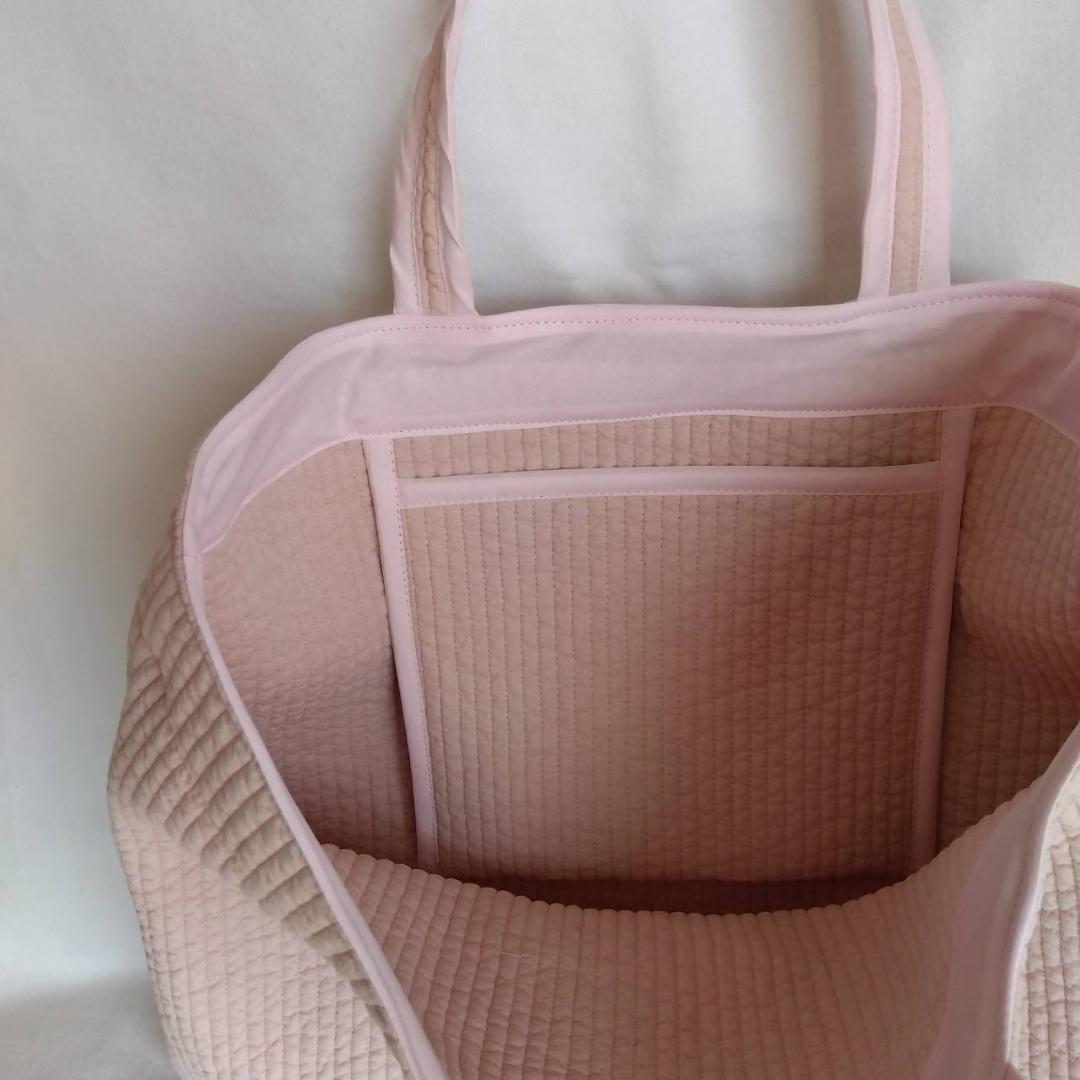 サイド＆内ポケットハンドル短め マグ 底板ヌビ☆オフィストート☆B ヌビバッグ