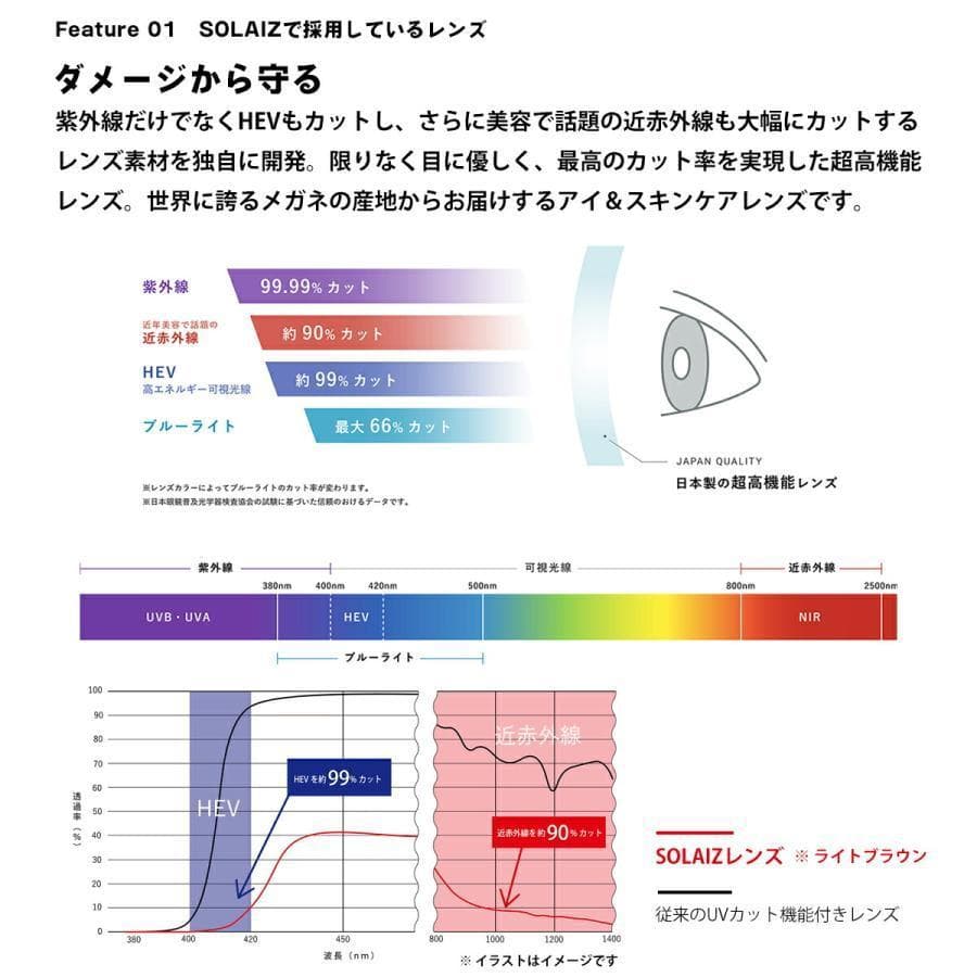 ソライズ アウトドア 偏光サングラス SLD-004 SOLAIZ SAKURA