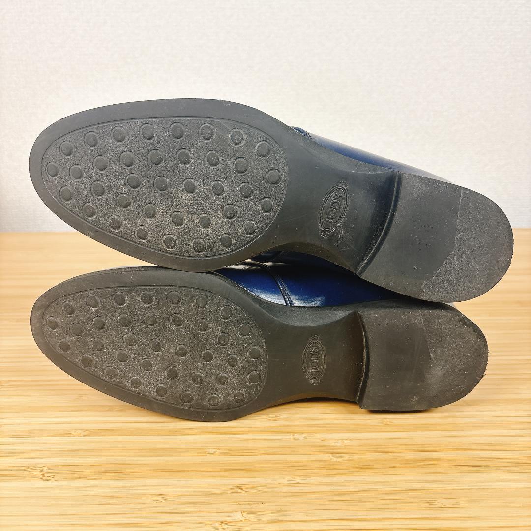 【美品】TOD'S トッズ タッセルローファー スリッポン フリンジ 24.5