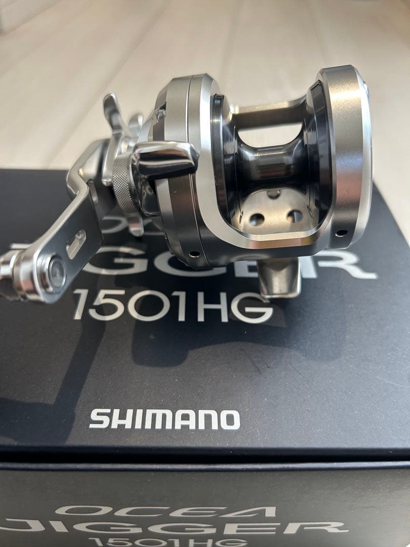 17オシアジガー1501HGハンドルノブコルクカスタム