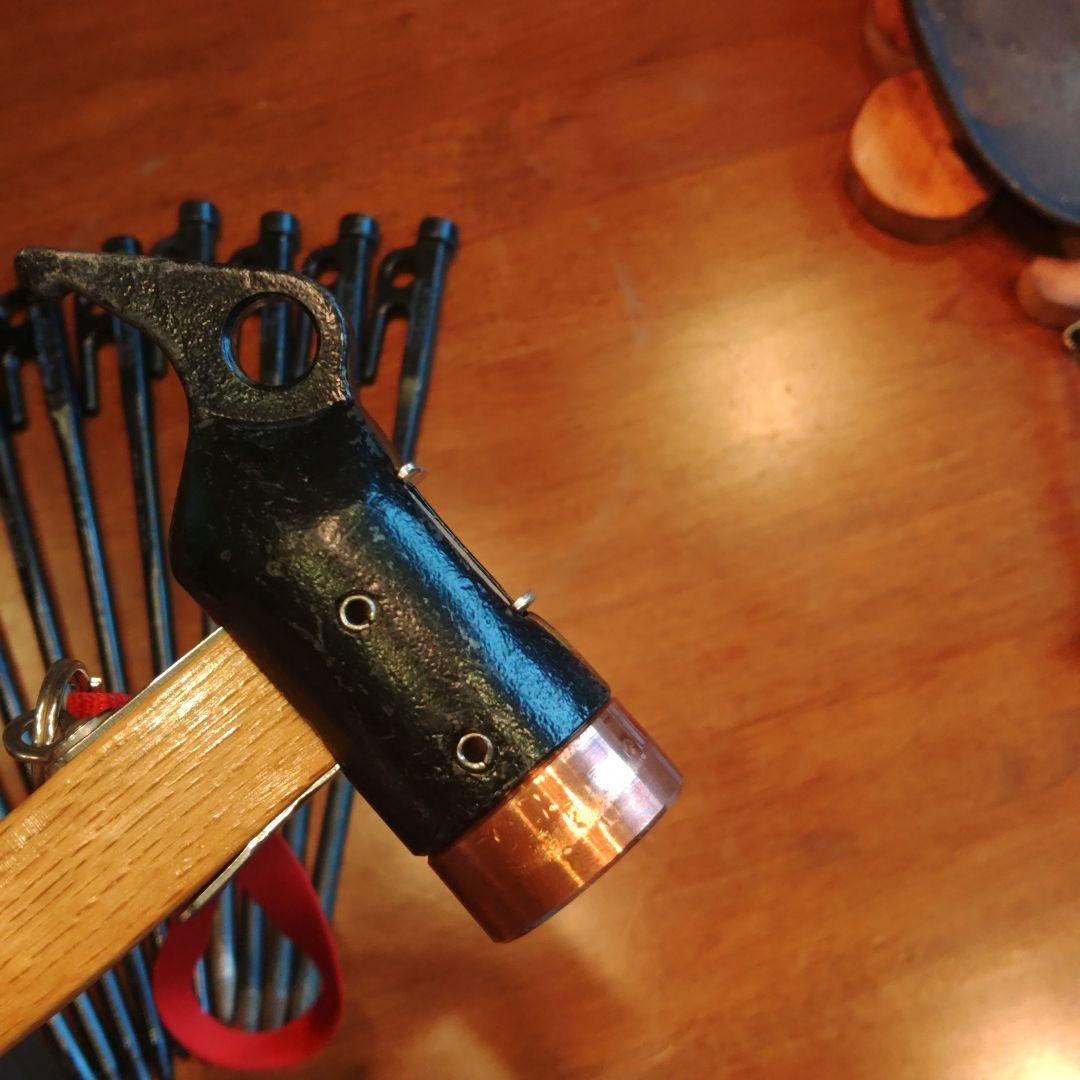 スノーピーク　ソリステ30×10本、ペグハンマー、ペグハンマーケースセット