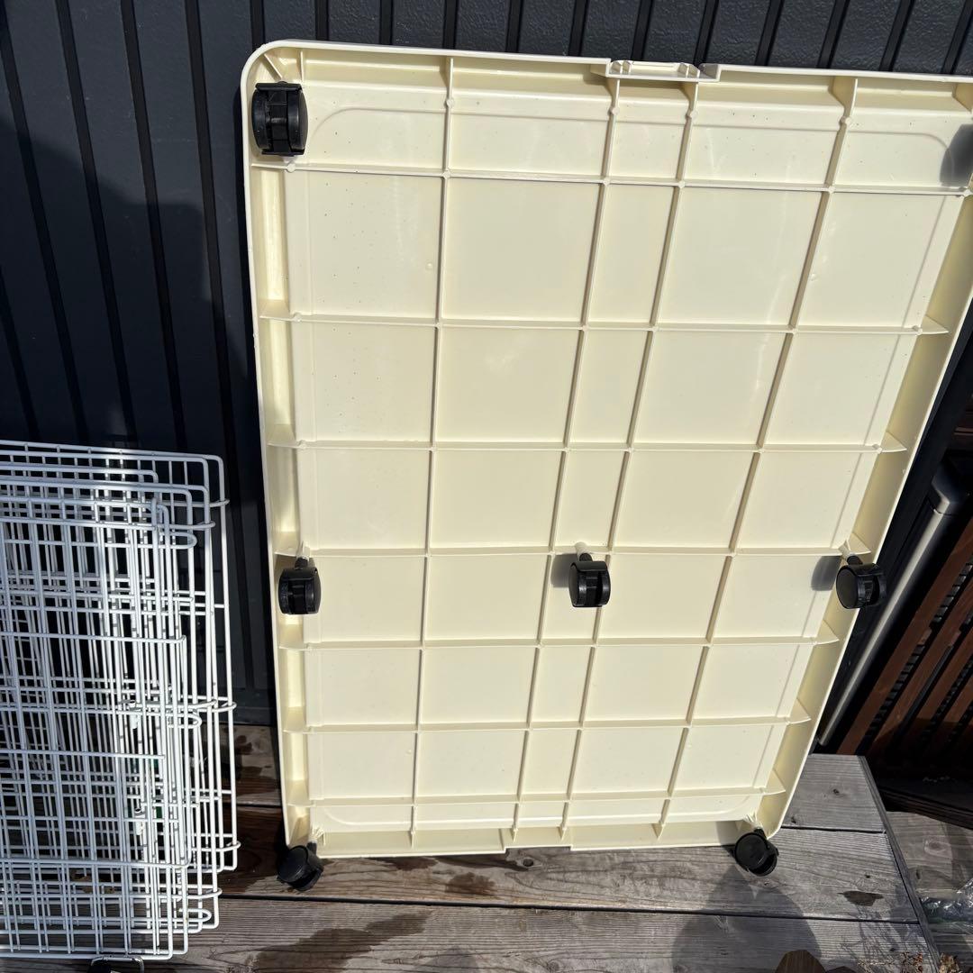 キャットケージ 3段 ハピネコ 2面扉 爪とぎステップ付 ハンモック付 猫ケージ