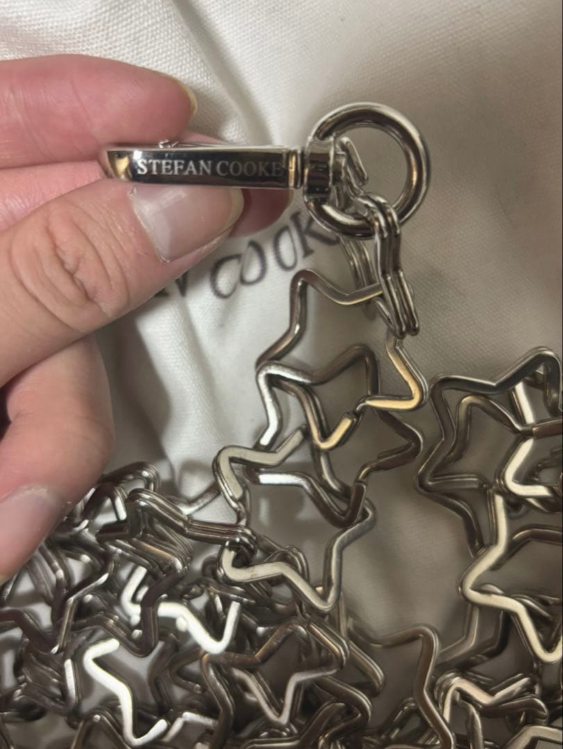 《stefan cooke》star wallet chain 袋付き