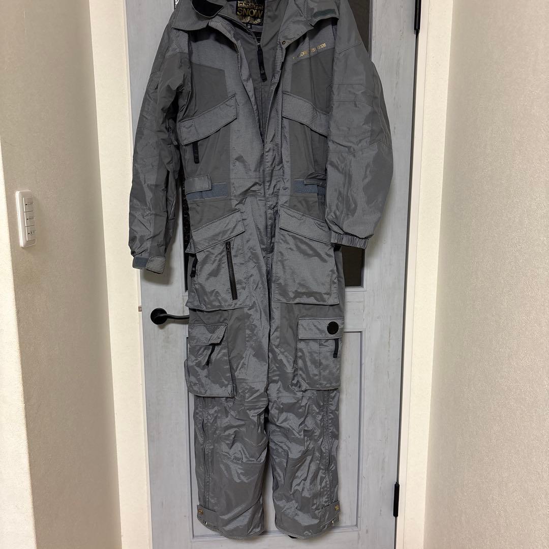 インハビタント　グレー フルボディ スノーボードウェア　サイズM