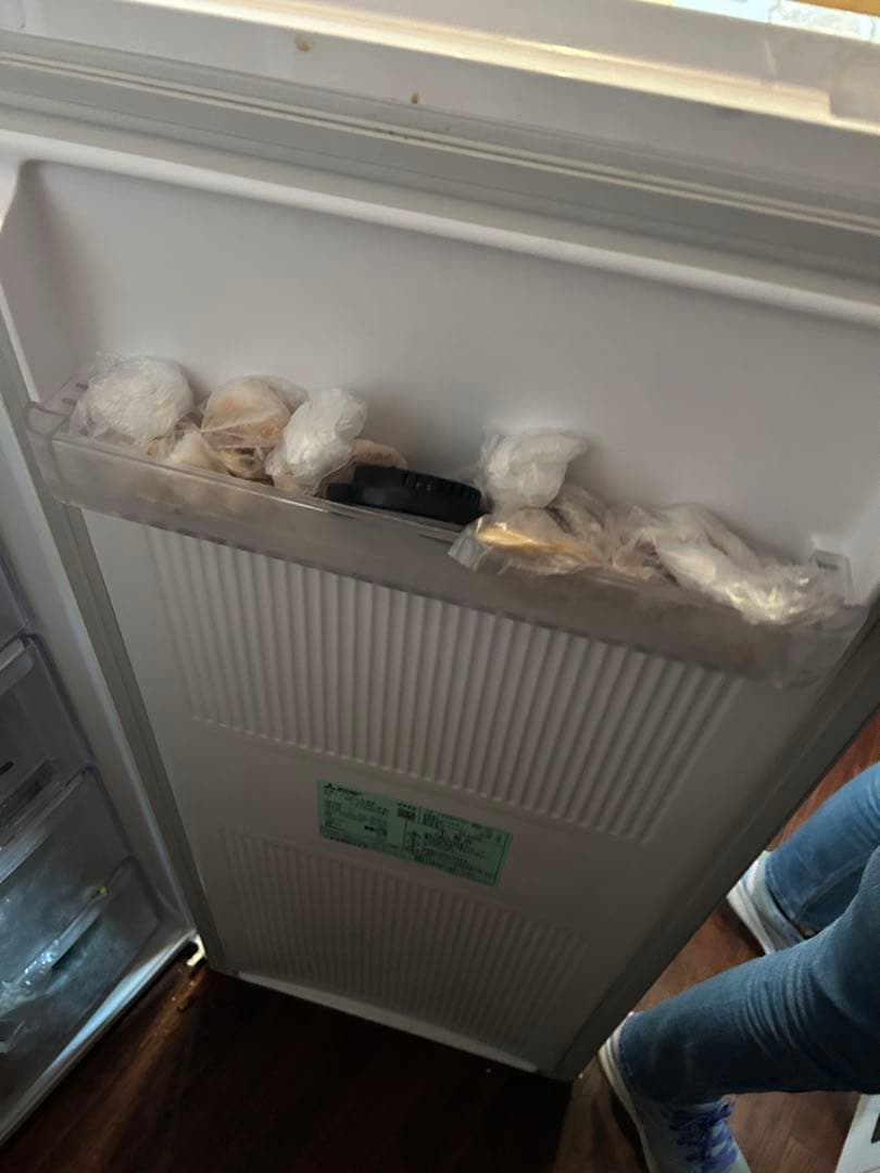 Mitsubishi 冷凍庫三菱MF-U12K-Wホワイト取扱説明書・保証書付き