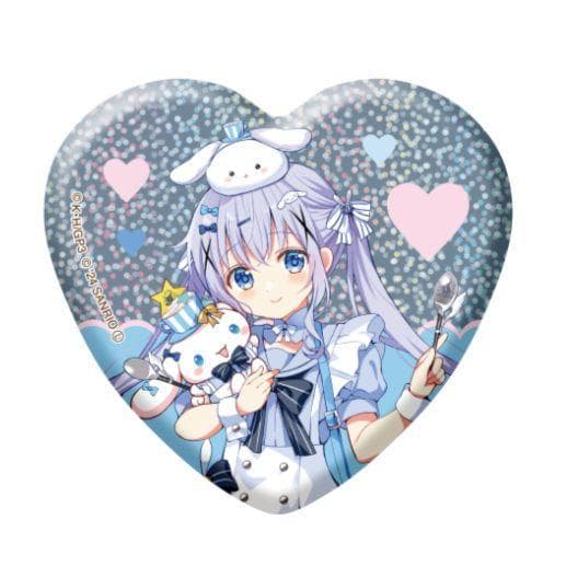 ご注文はうさぎですか?BLOOM　チノ　ごちうさ　ホロ ハート缶バッジ　9個