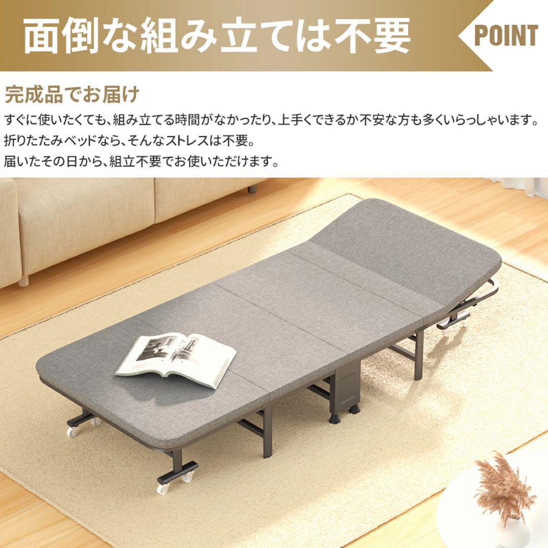 01 折りたたみベッドアウトドアベッド持ち運び可能枕内蔵キャンプベッド