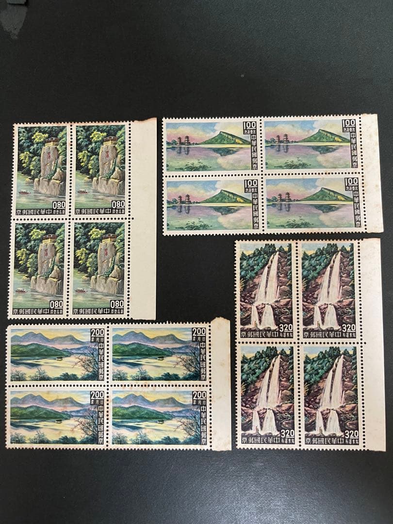 中国切手中華民国切手（専22）1961年　4種完　4セット　未使用