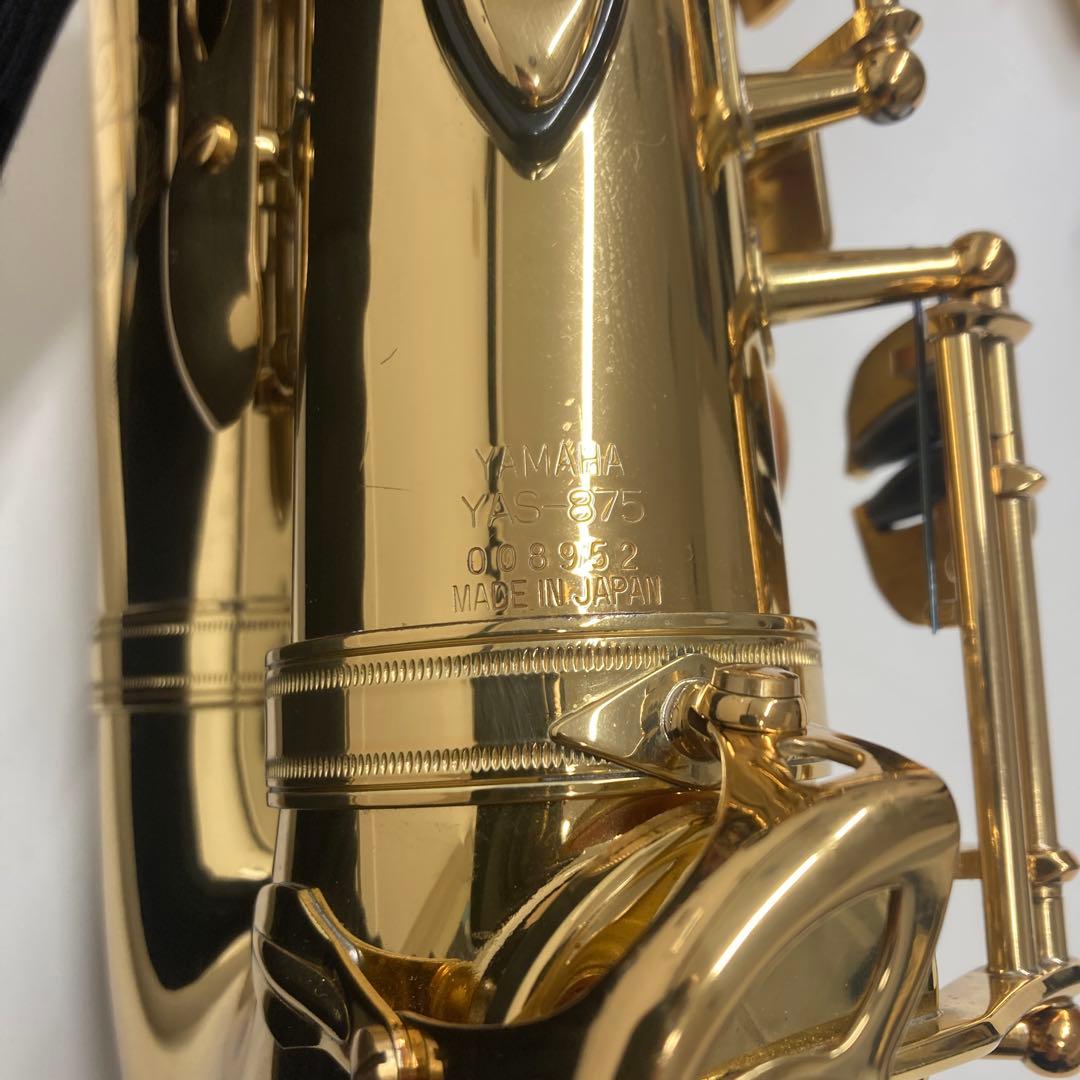 YAMAHA YAS875 ゴールド サックス本体 マウスピース付き