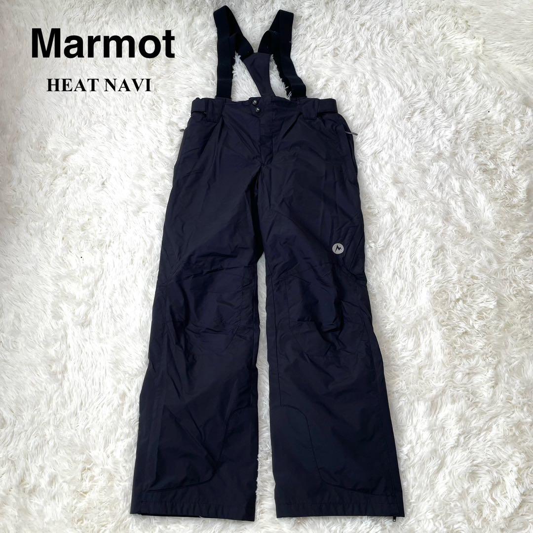 Marmot L HEAT NAVI スキー 撥水 中綿 防寒 サスペンダー付