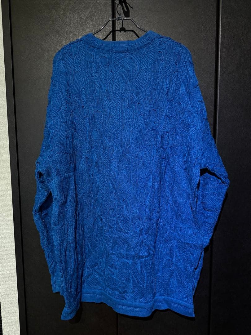 【希少】COOGI クージー　ニット　オーバーサイズ　青　ワンピース