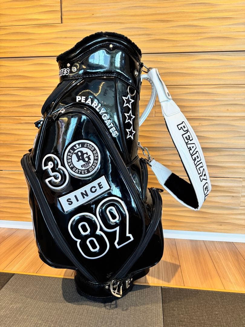 パーリーゲイツ キャディバッグ　オンライン限定モデル　30周年　ブラック