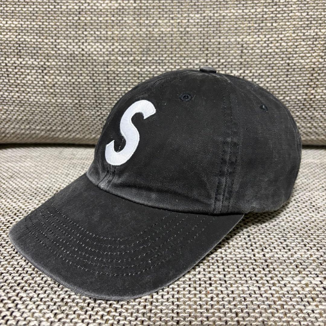 Supreme ブラックキャップ Sロゴ　25ss