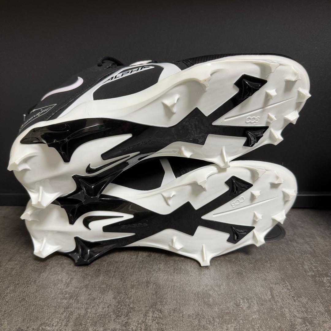 NIKE Alpha アルファ アメフト ポイントスパイク ブラック 黒 27