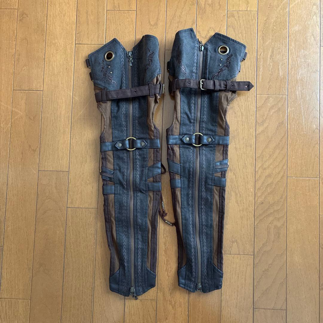 ozz croce レッグカバー フットカバー　ブラウン