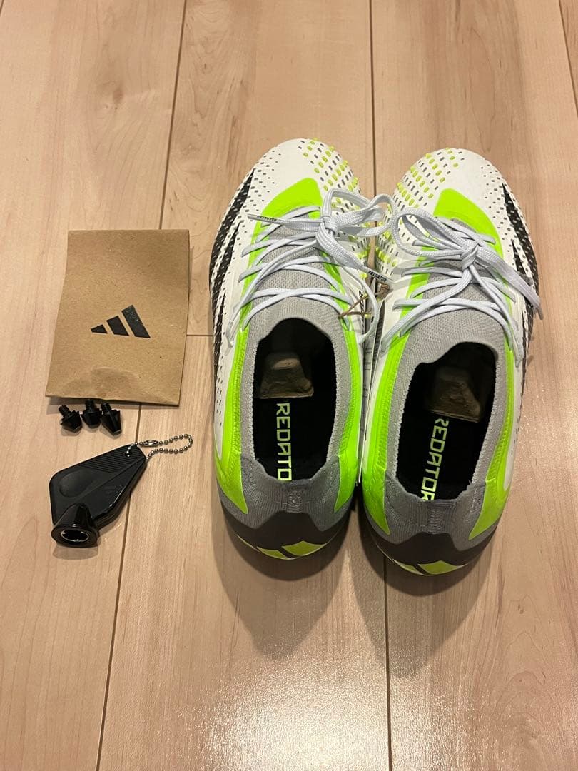 adidas Predator 26.0cm SG ホワイト/グリーン