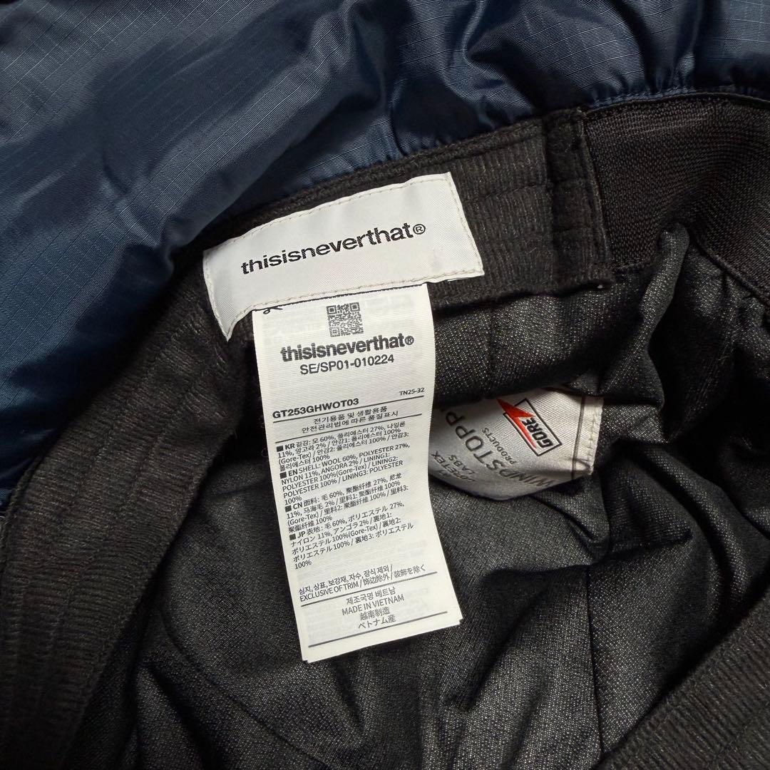 thisisneverthat フリースキャップ　帽子　グレー