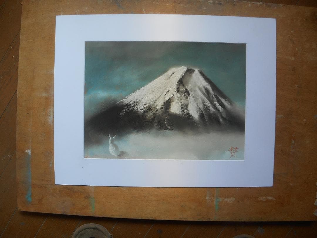 富士の山そろそろ登るかたつむり