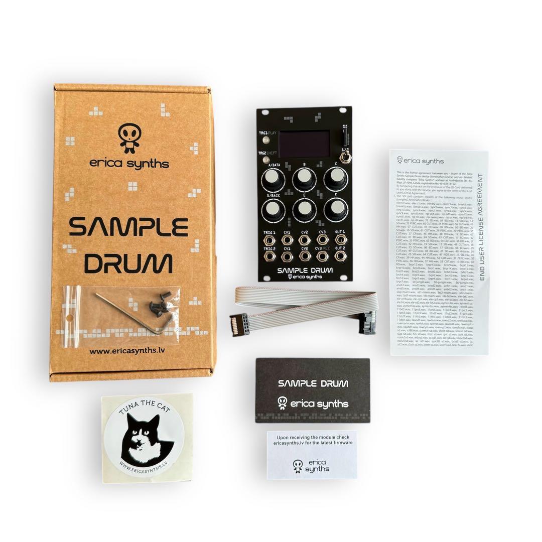 Erica synths Sample drum 元箱＋付属品完備