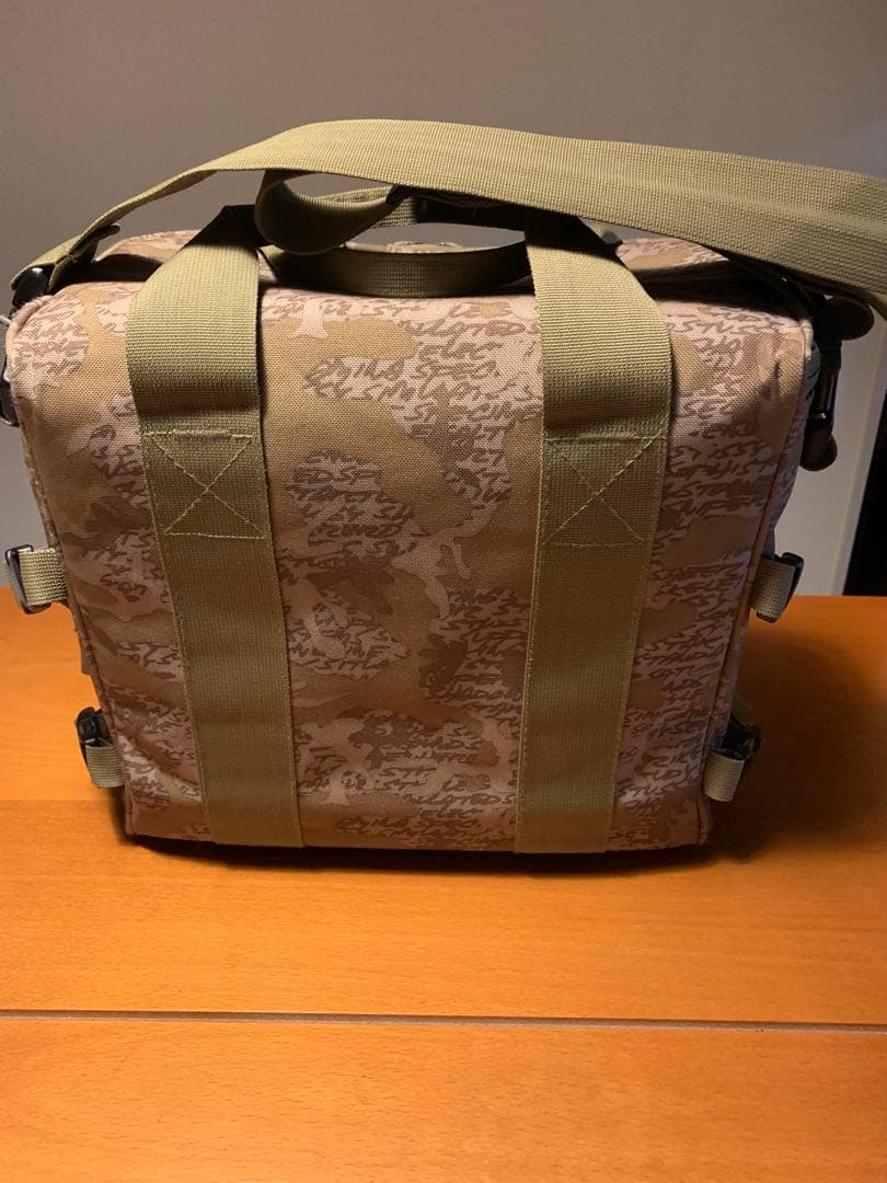 STUSSY 迷彩柄 レコードバッグ