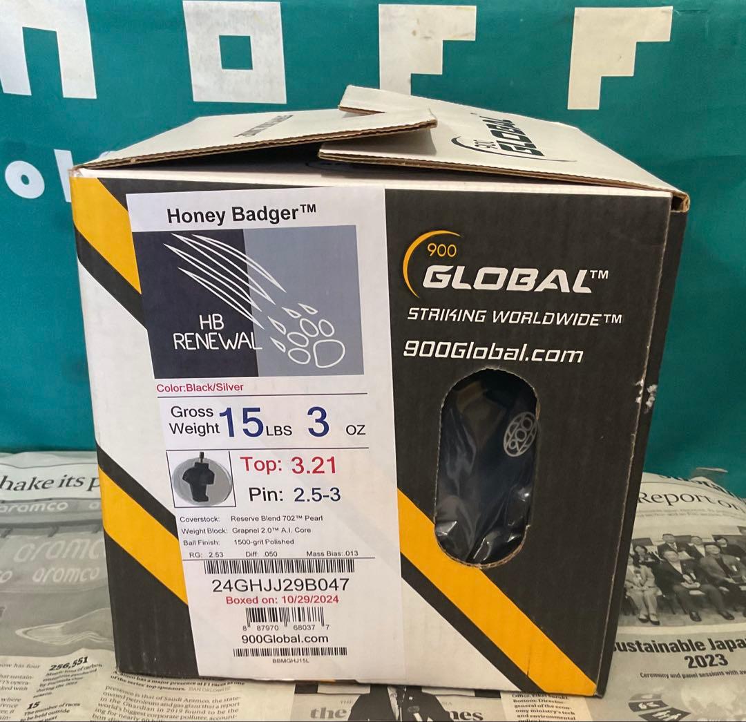 新品　900グローバル・ハニーバジャーRENEWAL 15p3oz (AAA)