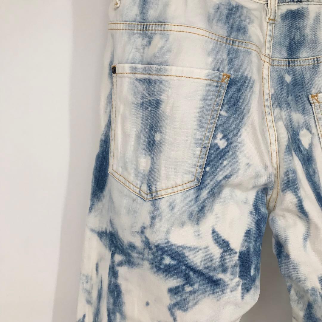 ディースクエアード　デニムパンツ　50　ブリーチ