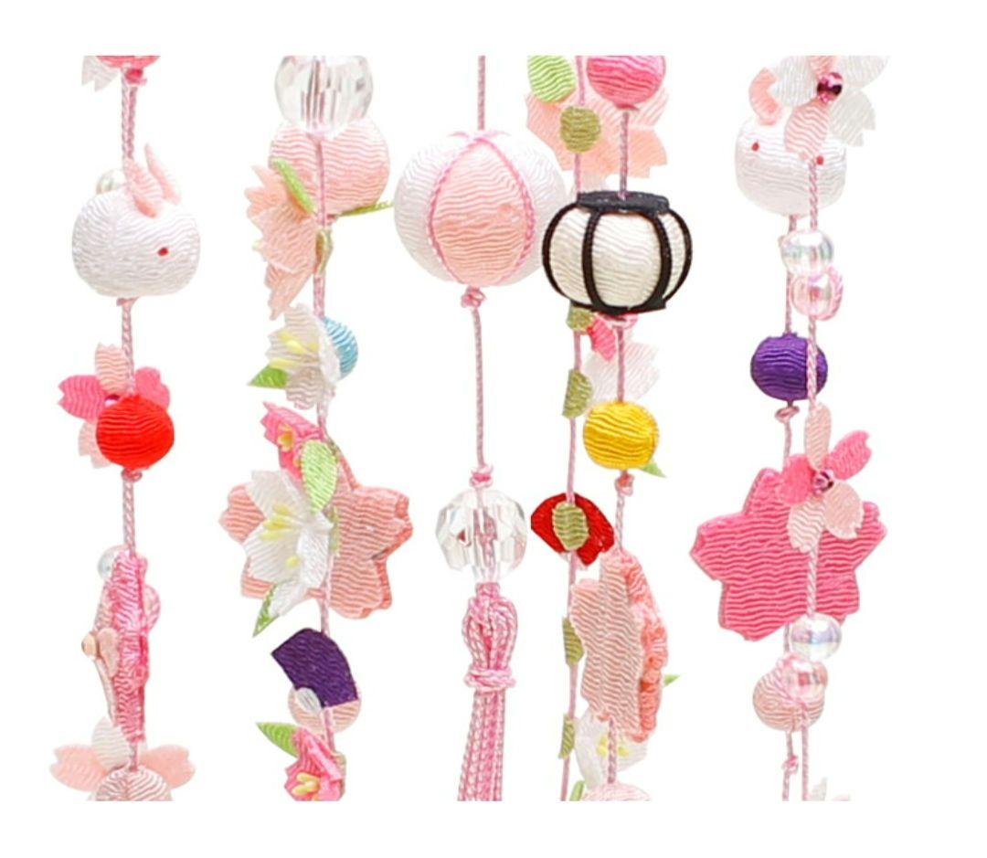 新品 ひととえ 雛人形 吊るし雛 桜 いろは もも アイボリー